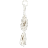 Azle Air Plant Hanger 100% Cotton Macrame Mini Boho Plant Holder, Handmade Succulent Plant Holder Bohemian Home Décor Hanging Planter Jodora