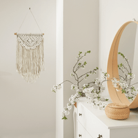 Canute Boho Inspired Tapestry 100% Cotton Cord Home Décor Wall Hanging Macrame Tapestry Jodora Inc.