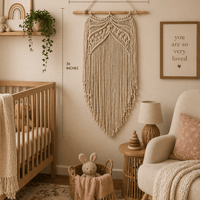 Celestial Wings Wall Hanging Celestial Wings Wall Hanging Macrame Tapestry Jodora Inc