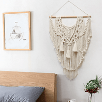 Saltillo Tassel Tapestry Macrame Tapestry Jodora Inc.