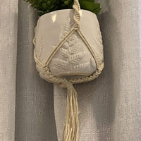 18" Macramé Indoor Plant Hanger Hanging Planter Jodora