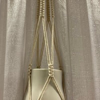 Double Macramé Hanging Planter - Holds Up to Two 4-6" Planters Hanging Planter Jodora