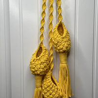 Macramé Air Plant Indoor Plant Hanger Trio Hanging Planter Jodora