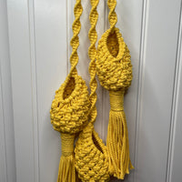 Macramé Air Plant Indoor Plant Hanger Trio Hanging Planter Jodora