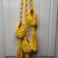 Macramé Air Plant Indoor Plant Hanger Trio Hanging Planter Jodora