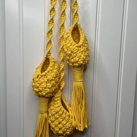 Macramé Air Plant Indoor Plant Hanger Trio Hanging Planter Jodora