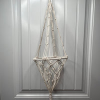 Macramé Indoor Hanging Fruit Basket Herb Planter Hanging Planter Jodora