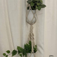Macramé Triple Plant Hanger - Holds Up to Three 4-6" Planters Hanging Planter Jodora