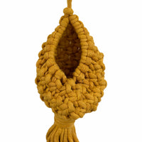 Parquet Air Plant / Succulent Macramé Indoor Plant Hanger (Single pod) Hanging Planter Jodora