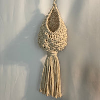Air Plant / Succulent Macramé Indoor Plant Hanger (Single pod) Hanging Planter Jodora Small Pod