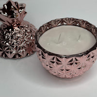 Matte Black Pineapple 8oz Soy Wax Candle Candle Jodora Inc
