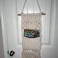 Macrame Hanging Organizer Hanging Shelf Jodora Inc