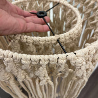 Macramé Hanging Pendant Light Shade Plant Hanger Home & Garden Jodora Inc