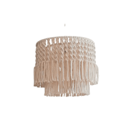 Macramé Hanging Pendant Light Shade Plant Hanger Home & Garden Jodora Inc