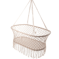 Macrame Hanging Infant Bassinet Infant Bassinet Jodora Inc