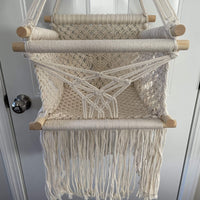Macrame Hanging Swing for Baby Infant Bassinet Jodora Inc