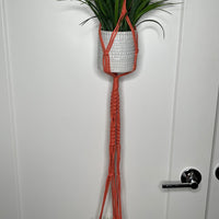 Katoen Double Plant Hanger Plant Hangers Jodora Inc. Coral