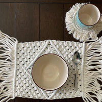 Macramé Placemats- Small and Standard Size Placemats Jodora