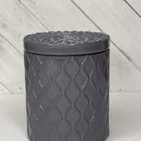Geometric Grey Trellis 8oz Soy Wax Hand Poured Candle Candle Mississippi Magnolias
