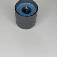 Geometric Grey Trellis 8oz Soy Wax Hand Poured Candle Candle Mississippi Magnolias