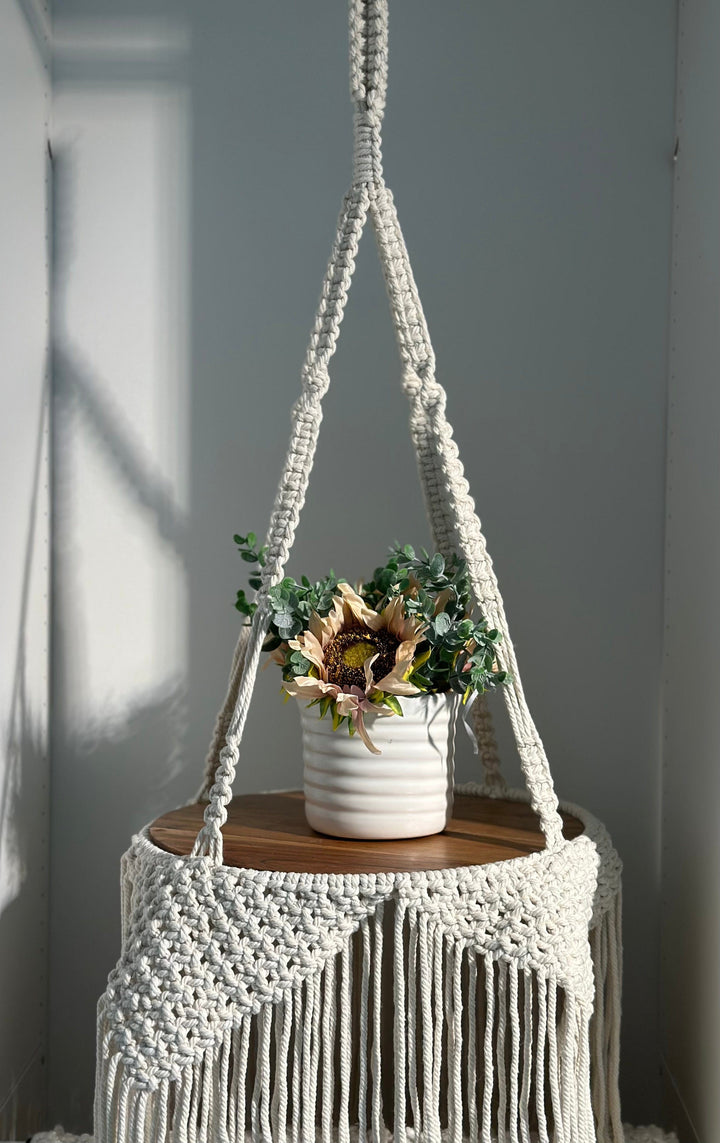 Hanging Harmony: Macrame Shelves and Tapestries
