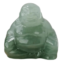 Agra Polished Crystal Buddha Reiki Healing Meditation Jodora Inc