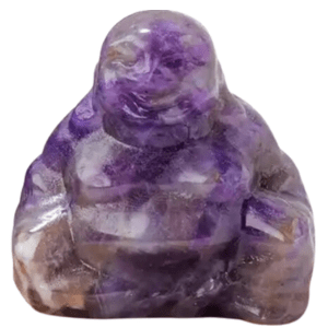 Agra Polished Crystal Buddha Reiki Healing Meditation Jodora Inc