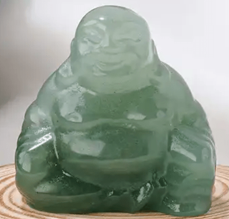 Agra Polished Crystal Buddha Reiki Healing Meditation Jodora Inc