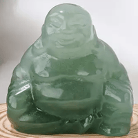 Agra Polished Crystal Buddha Reiki Healing Meditation Jodora Inc