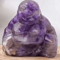 Agra Polished Crystal Buddha Reiki Healing Meditation Jodora Inc