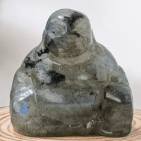 Agra Polished Crystal Buddha Reiki Healing Meditation Jodora Inc