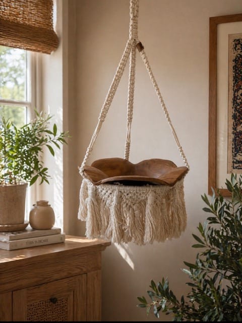 Rustic Petal Hanging Basket Rustic Petal Hanging Basket Floating Shelves Jodora Inc