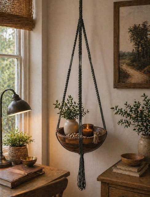 Olive Grove Hanging Bowl Olive Grove Hanging Bowl Hanging Bowl Jodora Inc
