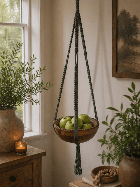 Olive Grove Hanging Bowl Olive Grove Hanging Bowl Hanging Bowl Jodora Inc