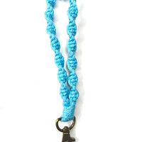 Kenley Keychain Boho Chic Macrame Wristlet Keychains Jodora Inc