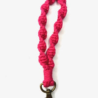 Kenley Keychain Boho Chic Macrame Wristlet Keychains Jodora Inc