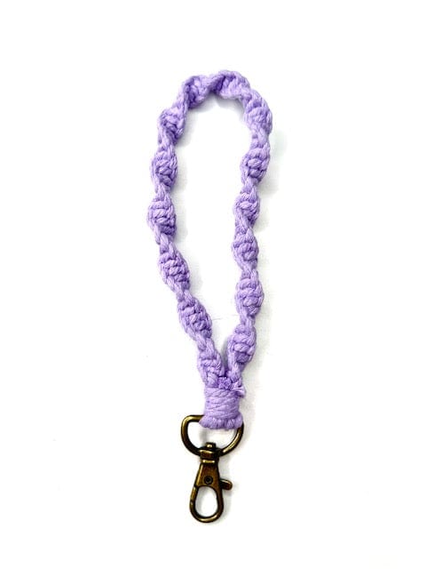 Kenley Keychain Boho Chic Macrame Wristlet Keychains Jodora Inc