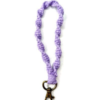 Kenley Keychain Boho Chic Macrame Wristlet Keychains Jodora Inc