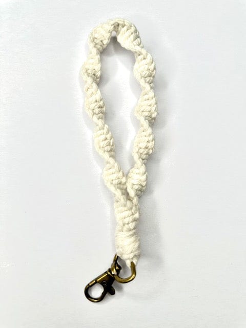 Kenley Keychain Boho Chic Macrame Wristlet Keychains Jodora Inc