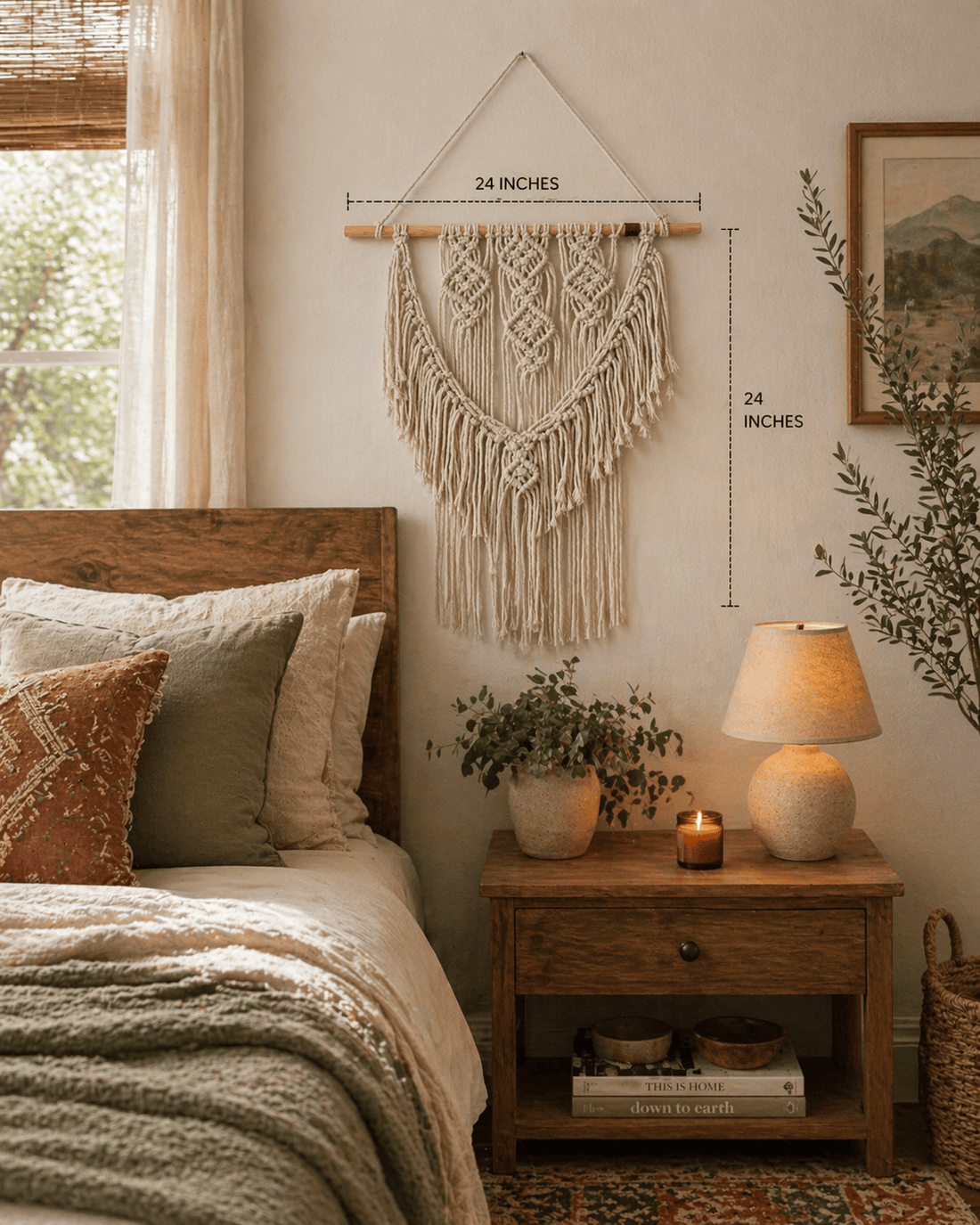 Canyon Bloom Wall Hanging Canyon Bloom Wall Hanging Macrame Tapestry Jodora Inc
