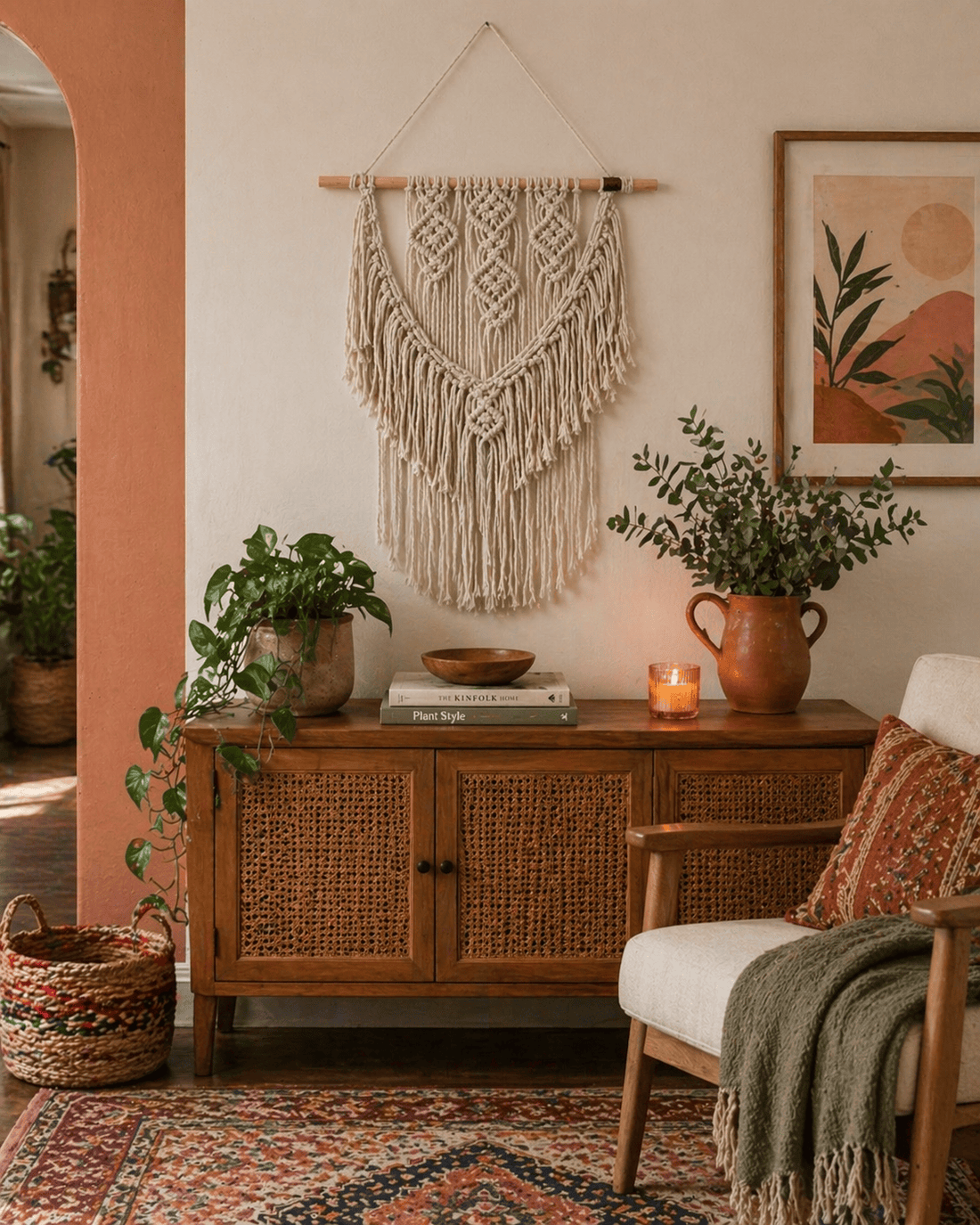 Canyon Bloom Wall Hanging Canyon Bloom Wall Hanging Macrame Tapestry Jodora Inc