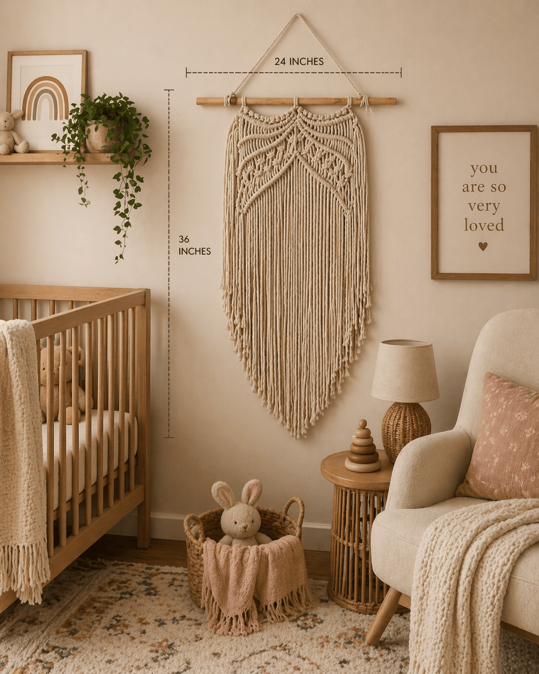Celestial Wings Wall Hanging Celestial Wings Wall Hanging Macrame Tapestry Jodora Inc