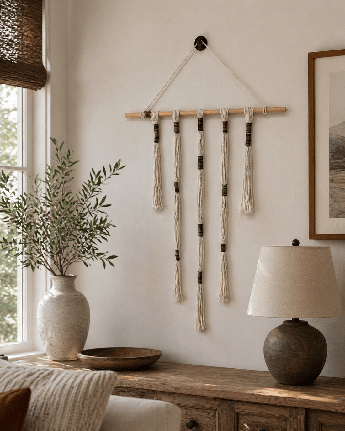 Desert Rain Wall Hanging Desert Rain Wall Hanging Macrame Tapestry Jodora Inc