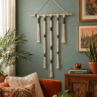 Desert Rain Wall Hanging Desert Rain Wall Hanging Macrame Tapestry Jodora Inc