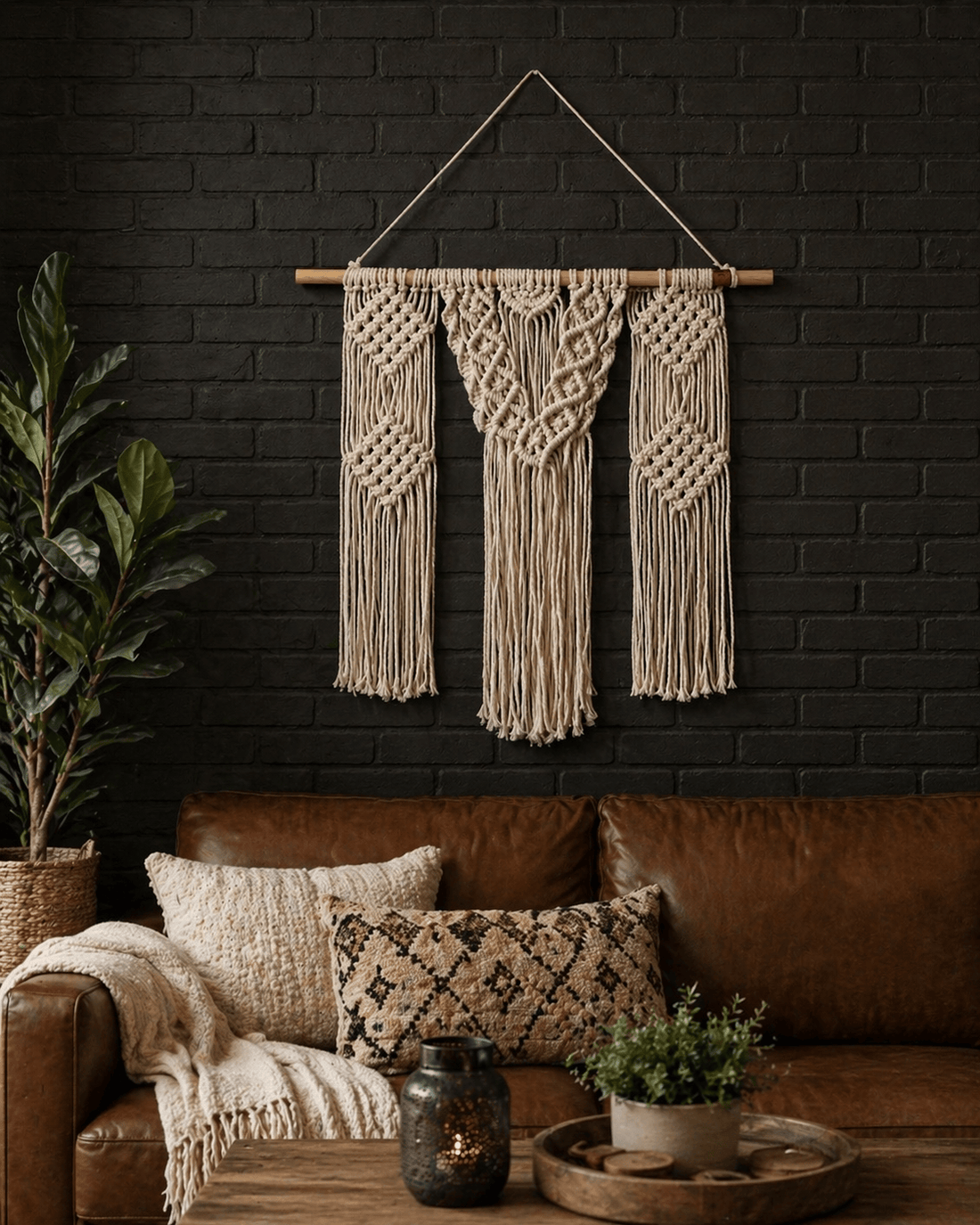 Harmony Falls Wall Hanging Harmony Falls Wall Hanging Macrame Tapestry Jodora Inc