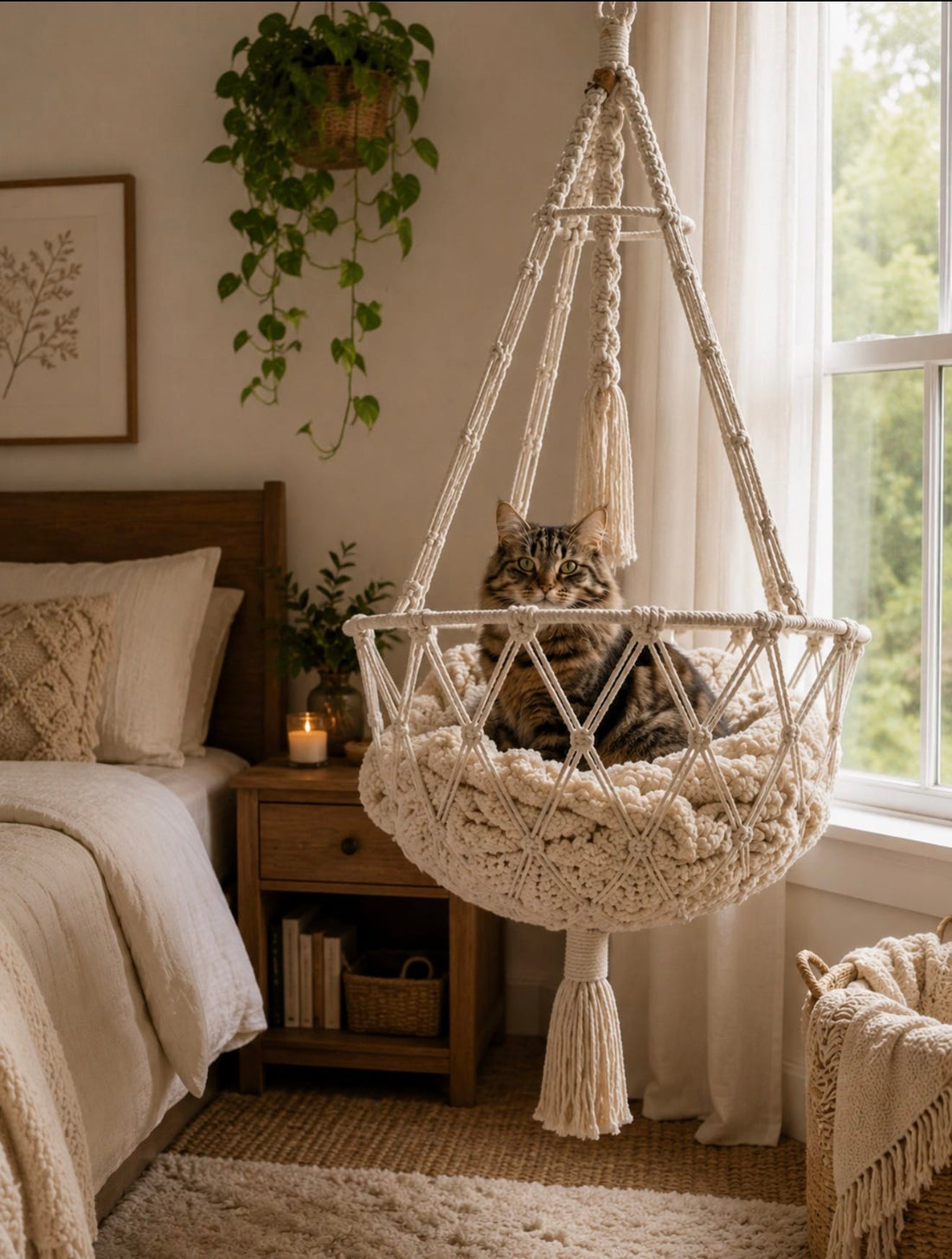 Willow Nest Hanging Cat Hammock Willow Nest Hanging Cat Hammock Pet bed Jodora Inc
