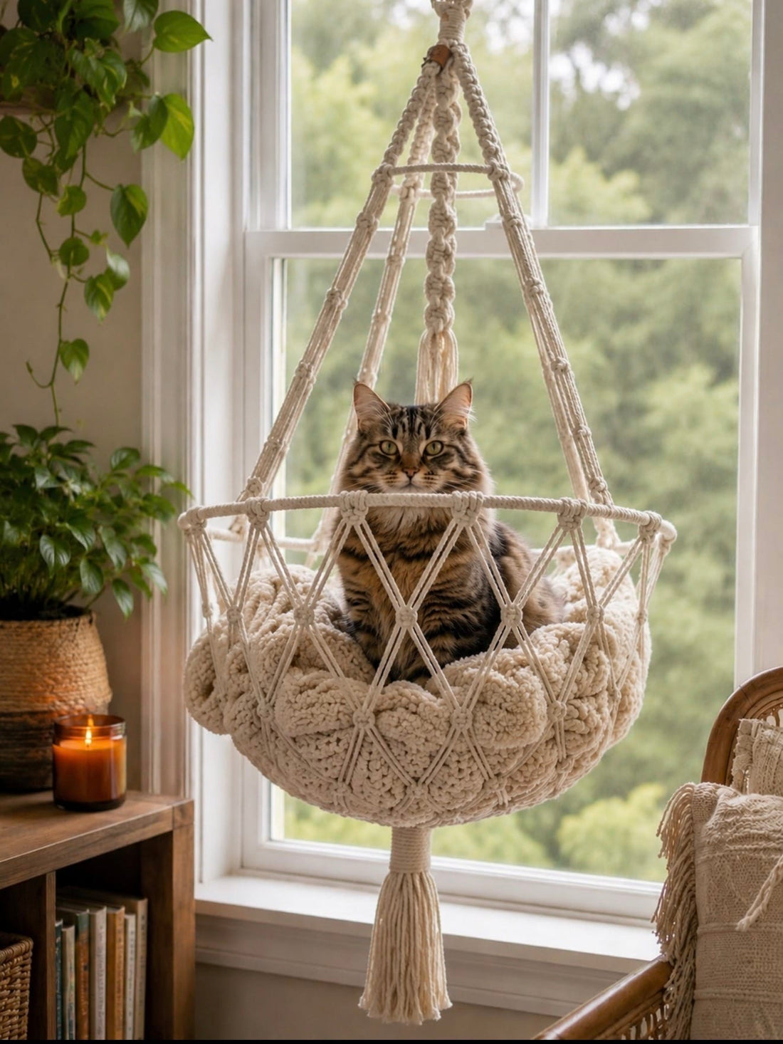 Willow Nest Hanging Cat Hammock Willow Nest Hanging Cat Hammock Pet bed Jodora Inc