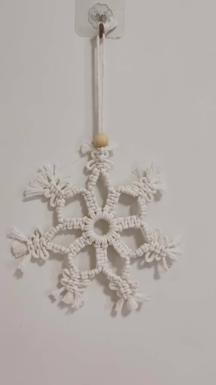 Choteau Snowflake Set of 3 Christmas Ornaments