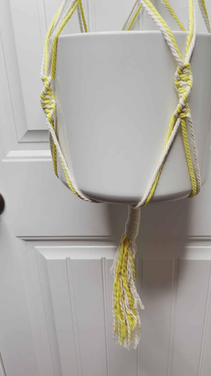 Gussette Multi-Colored Beaded Hanging Planter