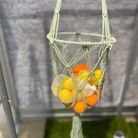 Macramé Indoor Hanging Fruit Basket Herb Planter Hanging Planter Jodora